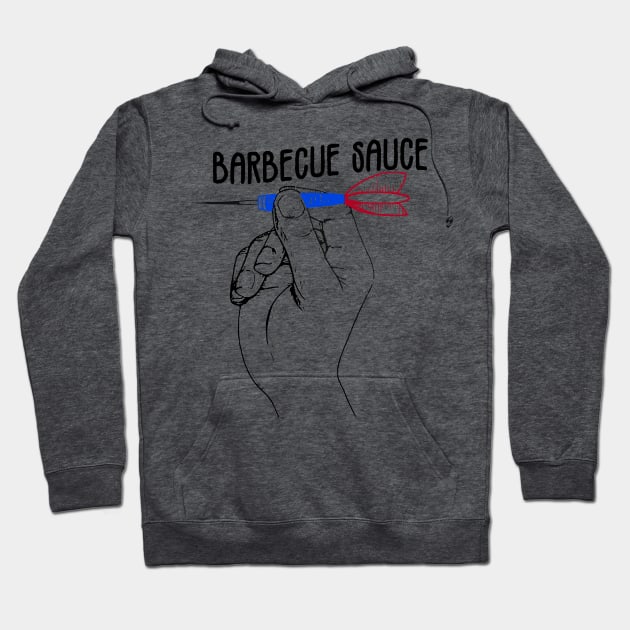 Barbecue Sauce - Bullseye Hoodie by Wenby-Weaselbee